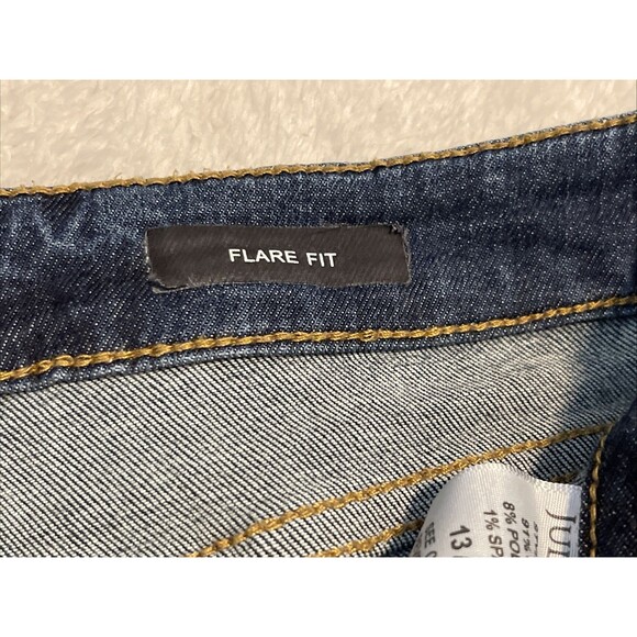 Judy Blue Womens Jeans Size 13/31 Dark Wash Flare Leg Denim Pants - Picture 5 of 14